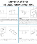 Step-by-step guide for installing Shower Foot Rest Bar Wall Mount Brass Ledge Easy Leg Shaves Polished Chrome