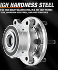 Front Or Rear Wheel Bearing And Hub Assembly For Ford Explorer 2011-2018 And Police Interceptor Utility, 5-Lug, 4-Hole Flange