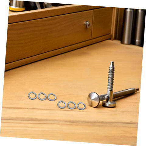 Stainless Steel Split Ring Lock Washer Kit 100 Pcs Heavy Duty Vibration Resistant Lock Washers For Bolts And Nuts Industrial Grade Outdoor And General Repairs on screws