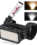 Hella Bright UTV Dome Light Plus Rechargeable Overhead Roll Bar Lamp With Five Lighting Modes And Thirty Two Glow Leds Featuring Auto Memory Function For Trail Rides And Foggy Off Road Adventures with head strap view