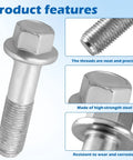 "Must Have Wheel Bolt Kit 901000285 With Hub Bearing Bolts For Subaru Outback Legacy Tribeca 2005 2016 Front And Rear"