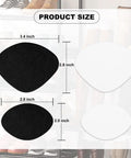Product size guide for 4 Pair Self Adhesive Shoe Hole Patches For Holes In Sneakers Leather Shoes And High Heels Heel Repair Kit
