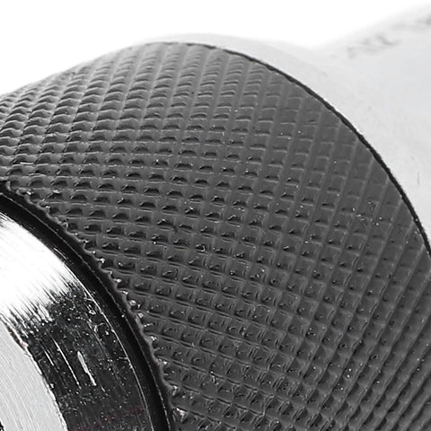 Close-up of the knurled grip on the Solid Two Piece Tap Socket Set With 3/8 Drive Socket A Extractors for easy handling.