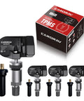 Preprogrammed Tpms Tire Pressure Sensors Fit Gm Trucks And Suvs 433 Mhz Monitoring Kit 4 Pack with sensors and box