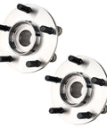 Front Wheel Bearing Hub Assembly Compatible With Mazda CX5 2013 Through 2022 And Mazda 6 2014 Through 2021 Five Lug Direct Fit Replacement With High Grade Bearings CV Shaft Splines Retainers For Quiet Smooth Reliable Driving