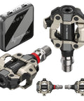 Assioma Pro MX-1 Power Meter Bike Pedals With Power Bank Bundle Left Pedal Sensor Right Pedal Without Sensor Includes SPD Cleats