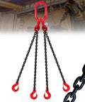 Heavy Duty Four Leg Chain Sling Built Tough With Four Safety Hooks Made From G80 Alloy Steel Rigging Gear for hoisting engines.