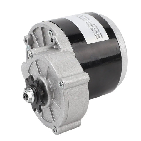 24V 1000W Electric Motor With Gear Reduction For Tricycles And Go Karts Easy Install Quiet Operation Aluminum Housing Copper Rotor Powerful Magnets Torque Monster Performance, side view