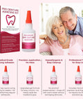Instant Bonding Dental Glue For Dentures And Lab Tools, Quick Set In 15 To 60 Seconds, Crack Repair And Gap Filling, Long Lasting