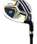 Offset 7 Wood Golf Club Right Hand Senior Flex With Men's Senior Size Black Pro Velvet Grips 42 Inch Standard Length 22 Degree Loft