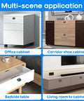 Various home cabinets with Bluetooth Fingerprint Cabinet Lock With Smart Biometric Keyless Access For File Drawers And Wardrobes USB Key Backup