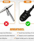Comparison of copper tube expander set for HVAC repair with manual swaging drill bit kit, featuring a compact pro-grade design.