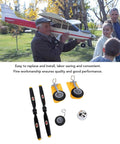 RC Airplane Propeller Kit And Spare Parts Set With Landing Gear Wheels And Fairing For Easy Installation XK A300 Compatible Durable Replacement Parts For Hobbyists And Model Aircraft Enthusiasts displayed on a sunny park background with people.