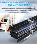 Undermount Beefy Heavy Duty Drawer Slides Set showing rustproof and anti-corrosion features in kitchen environment