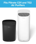 F1 Room Air Purifier Filter True HEPA Premium Allergen Bacteria And Virus Capture Keeps Air Fresh Breathe Easy shown with units