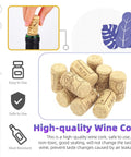 High-quality Wine Corks for bottle sealing, non-toxic, safe to use, with decorative designs, ideal for homebrewing.