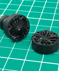 Steel Front And Rear Differential Gear Upgrade For ARRMA 1/14 Mojave And 1/18 Granite GROM RC Cars components on green surface