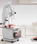 Beast 1500W Stainless Steel Meat Bandsaw For Home Butchering Countertop Bone Saw With 6 Blades 19 By 15 Inch Work Surface