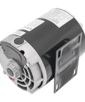 Half Horsepower Single Phase Electric Motor With 3450 RPM 115 To 230 Volt IP23 Protection Beefy Workhorse Build For Metal Cutting Machines Pumps And Fans, side view