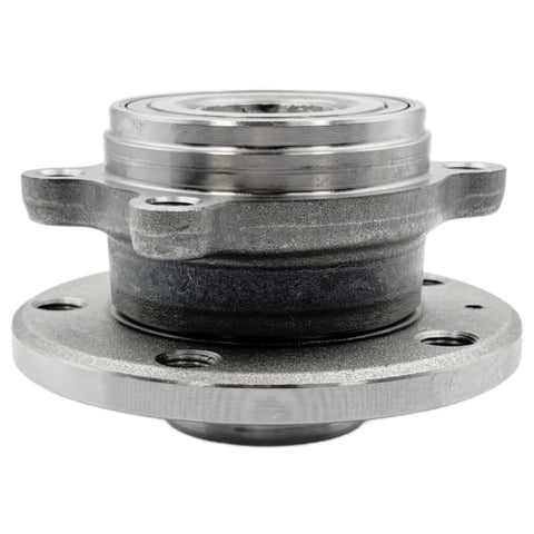 Audi Front Wheel Bearing Hub Assembly Replacement For A3 Q3 TT Quattro And VW Jetta Beetle Passat Golf GTI CC Eos Rabbit Golf R R32 Front Wheel Hub Bearing Unit With OEM Fit And Smooth Quiet Operation front view