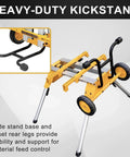 Rolling Table Saw Stand Built For Heavy Duty Jobs, Go-To Portable Foldable And Easy To Move, Fits Saws Like DW744, DW745 And More