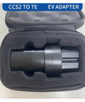 No Sweat Setup Heavy Duty EV Charging Adapter Type 2 To Tesla Converter 80A AC And 200A DC Output in protective case.