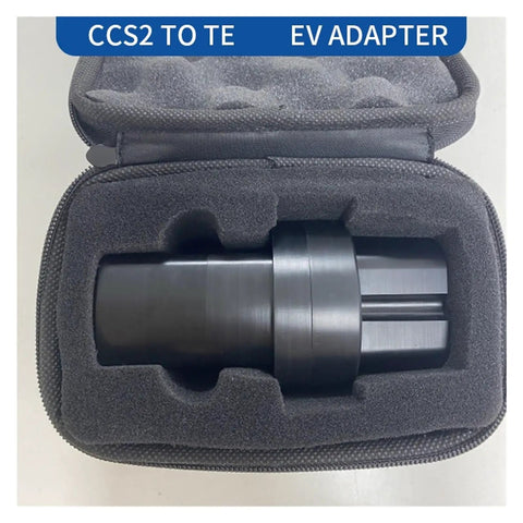 No Sweat Setup Heavy Duty EV Charging Adapter Type 2 To Tesla Converter 80A AC And 200A DC Output in protective case.