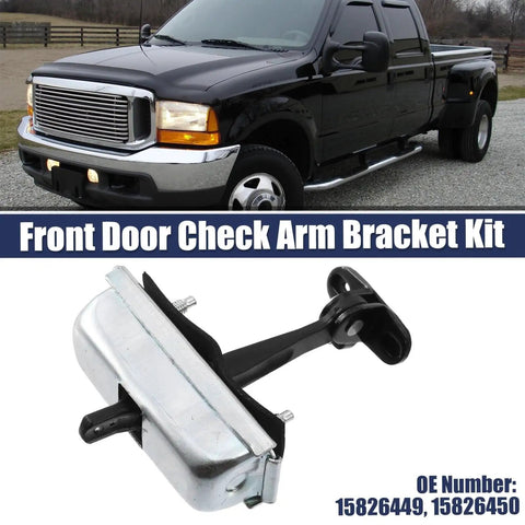 GMC Savana Door Check Strap Kit Front Left Right Fits 1996 To 2020 Durable Metal Hinge Assembly With Soft Close Dampening