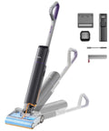 No Hassle Wet Dry Vacuum Cleaner Featuring Self Wash And Hot Air Dry Mode 24Kpa Serious Suction with included accessories.