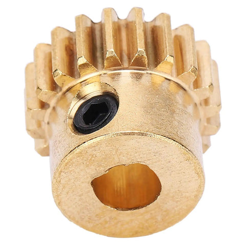 Beefy Brass Gear Replacement With 20 Teeth And 6mm Bore For 0.8 MOD Robotic Applications In Industrial Robots Antirust Durable Mechanical Hardware