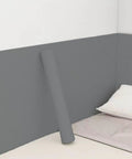 Heavy Duty Gray Self Adhesive Wallpaper Roll With Aluminum Foil Backing For Interior Walls heat cold mold resist easy cleanup in a corner.