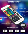 Color Changing Rope Lights Outdoor 33ft 100 LED String Lights With Plug And Remote Waterproof Twinkle Rope Light remote control