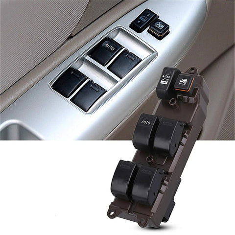 Door Window Switch Control Button Replacement Easy Install Compatible With Toyota Camry 2002 2006 Corolla Matrix 14 Pins