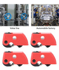 Circuit Breaker Lockout Kit 10 Pieces For Industrial And Automotive Safety Lock Box Tagout Breaker Box Lock Nylon Brass