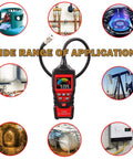 On The Go Gas Leak Sniffer Portable Handheld Combustible Gas Detector with LCD display for versatile applications