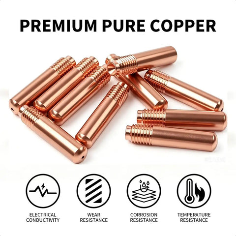 Grab These 20 Millermatic MIG Contact Tips That Fit M10 M15 M25 And M40 Guns For Solid Welds Every Single Time Without Hassles, copper tips.