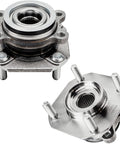 Drop In Front Wheel Bearing Hubs Kit For 2007 2012 Nissan Sentra 2.0L, showing 2 front wheel hubs with bolt pattern