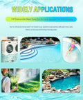 Heavy Boss Level 1HP Submersible Sump Pump, 3700 GPH Water Moving Workhorse, 16.4 Ft Power Cord in various water draining scenarios.