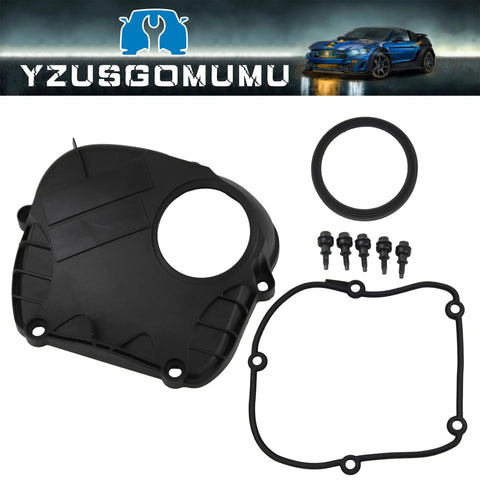 Black Engine Upper Timing Chain Cover With Gasket For 2008 2017 Audi A3 A4 A5 A6 Q5 TT And VW Beetle CC EOS Golf GTI Jetta Passat Tiguan