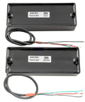 MDC5 Ceramic Magnet Soapbar Style Bass Pickup Set for 5 String Neck and Bridge with 14.4K Output, top view