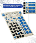 Membrane Keypad Replacement For Fanuc Teach Pendant GNE2 A05B 2518 C202 ESW With Precise Tactile Buttons, Smooth Rounded Edges For Safe Handling, Easy Peel And Stick Install, Durable Interface Upgrade For Reliable Control.