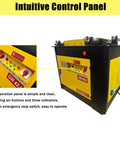 Control panel of Heavy Duty Electric Rebar Bender Machine 3000 Watt Three Phase With Foot Switch For 6 To 40 Mm Round Steel Bars.