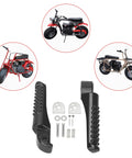 Mini Bike Foot Pegs Replacement Set For Coleman Powersports CT200U BT200X CT100U Trail 200 And 100 Models with hardware