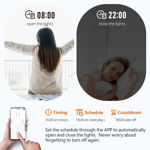 Two Channel WiFi Smart Relay Switch With 5V 12V 24V 36V DC Support Passive Output Ewelink App Control Works With Alexa And Google Home Inching And Self Locking Modes Remote On Off From Anywhere. App schedule interface for lights