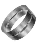 Rugged 8 Inch Galvanized Duct Connector For Dryer Vent Extension And Secure Metal Hose Coupler With Easy Fit Airtight Seal No Fuss Heavy Duty Pipe Joiner For Smooth Airflow And Leak Free Performance, galvanized steel duct connector