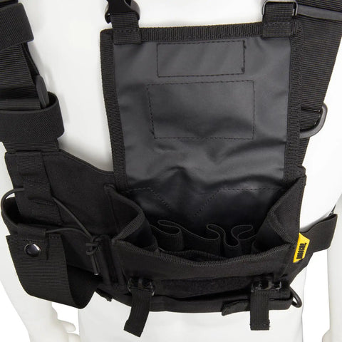 Radio Chest Harness Vest Built For The Job And Ready For Everyday Carry With Adjustable Utility Organizer and Ham Radio Pouch
