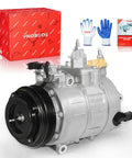 Straight Swap AC Compressor With Clutch For Ford Edge And Fusion Plus Lincoln MKZ, heavy duty unit with 114mm pulley.