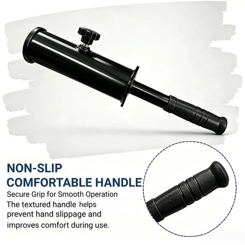 Close-up of non-slip handle on Landmine Attachment For 2 Inch Olympic Barbell Universal Fit For Most Gym Bars And Landmine Stands