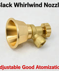 Adjustable Brass Nozzle Sprayer For Agriculture High Pressure Atomization Windproof Garden Brass Nozzle