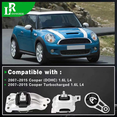 Premium Engine And Transmission Mount Kit For 2007 2015 Cooper with durable heavy duty bushings for smooth rides.